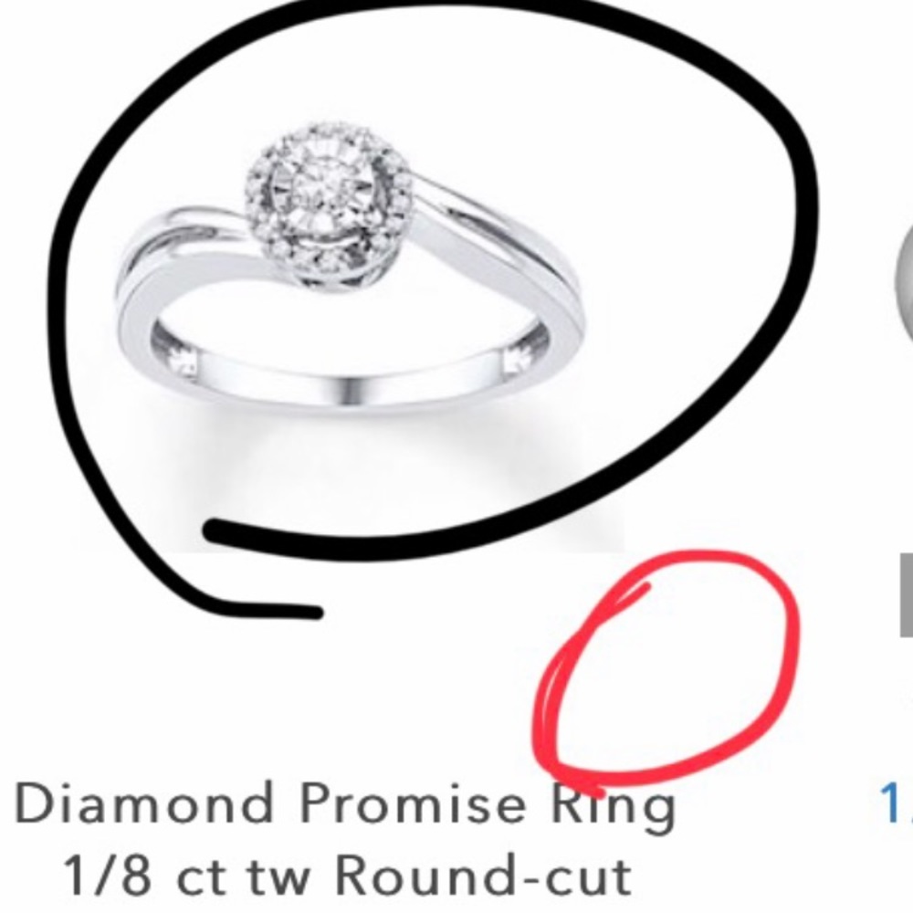 Diamond promise ring !